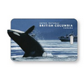 Lenticular Luggage Tag .040 (2.625" x 4.06") Full Color Custom 3D Imprint on front Black on back